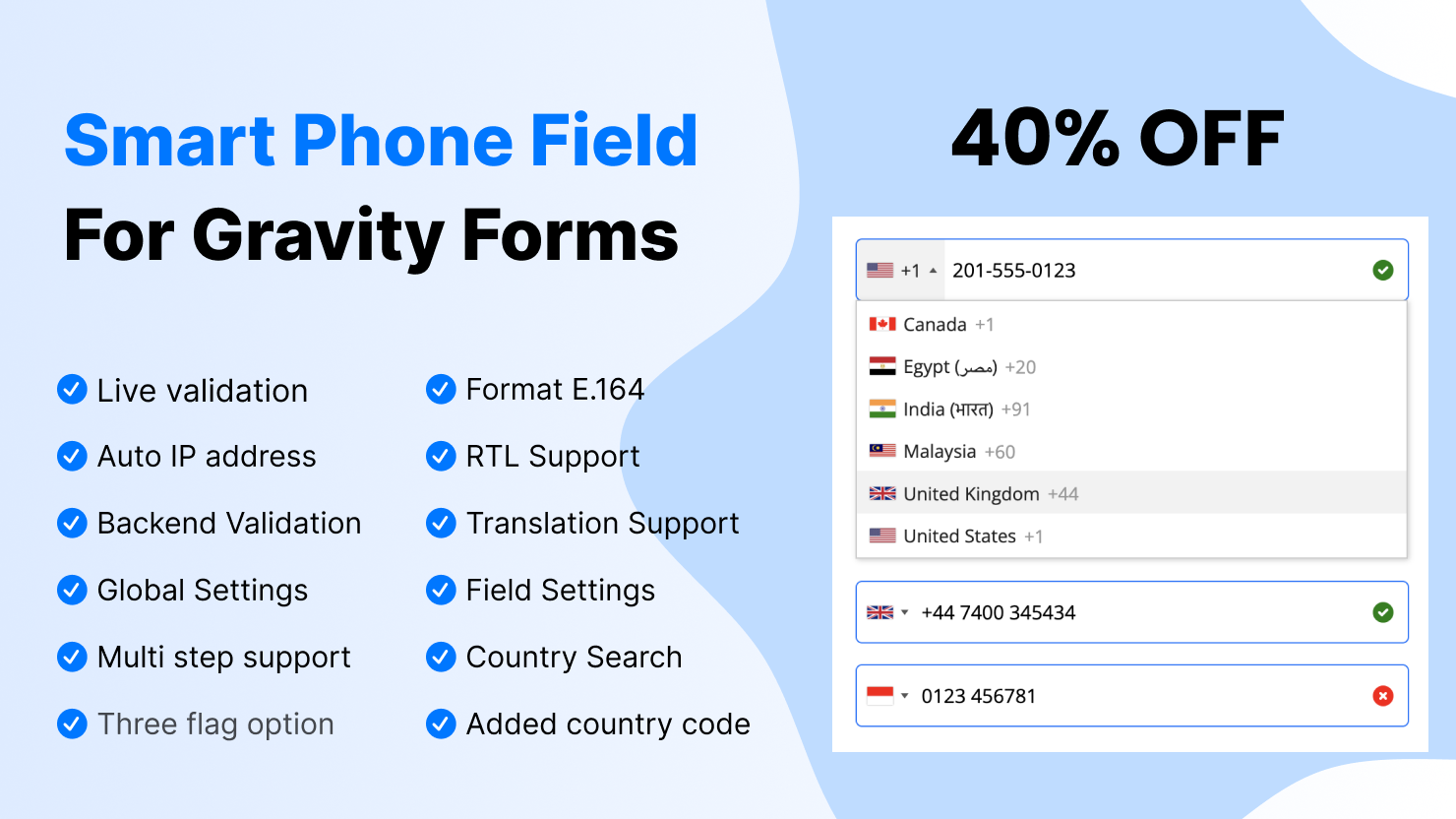 Smart Phone Field For Gravity Forms Pro